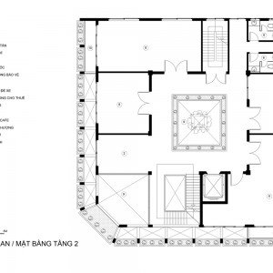 تصویر - ساختمان اداری HP Office Building ، اثر تیم طراحی Kien Truc NDT ، ویتنام - معماری