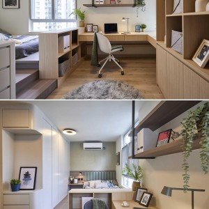 تصویر - نگاهی به طراحی داخلی خانه 42 متر مربعی در هنگ کنگ - معماری