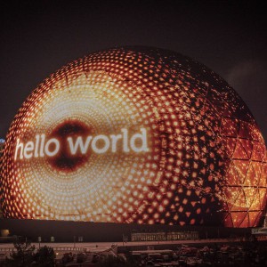 عکس - کره غول پیکر MSG Sphere , اثر دفتر معماری Populous , آمریکا