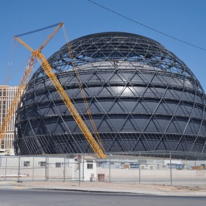 تصویر - کره غول پیکر MSG Sphere , اثر دفتر معماری Populous , آمریکا - معماری