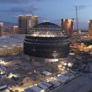 تصویر - کره غول پیکر MSG Sphere , اثر دفتر معماری Populous , آمریکا - معماری