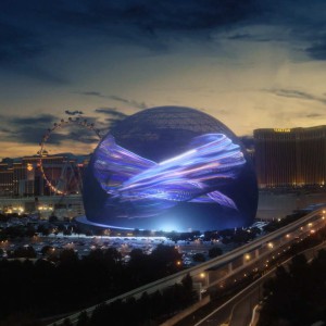 تصویر - کره غول پیکر MSG Sphere , اثر دفتر معماری Populous , آمریکا - معماری