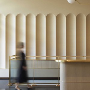 تصویر - هندسه قوسی در لابی ساختمان اداری در بوستون - معماری