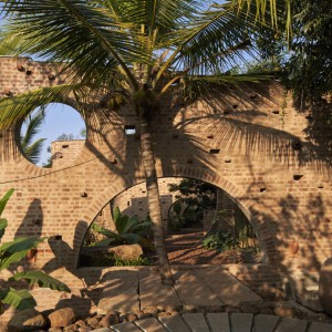 تصویر - سکونتگاه چندمنظوره Subterranean Ruins ، اثر تیم طراحی A Threshold , هند - معماری