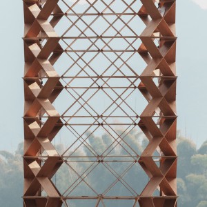 تصویر - برج چوبی Wood Lace Tower ، اثر آتلیه معماری Atelier FCJZ ، چین - معماری