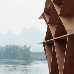 تصویر - برج چوبی Wood Lace Tower ، اثر آتلیه معماری Atelier FCJZ ، چین - معماری