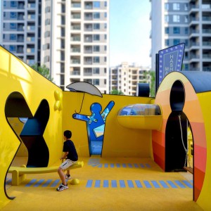 تصویر - میدان روبیکس اثر استودیو 100architects:بازی، هندسه و نور در قلب فضای شهری - معماری