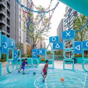 تصویر - میدان روبیکس اثر استودیو 100architects:بازی، هندسه و نور در قلب فضای شهری - معماری