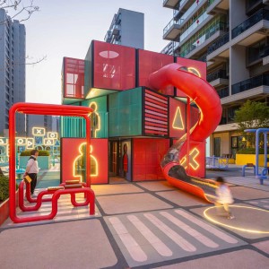 تصویر - میدان روبیکس اثر استودیو 100architects:بازی، هندسه و نور در قلب فضای شهری - معماری
