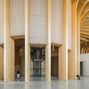 تصویر - مرکز تجربه دنیای ولوو در گوتنبرگ: نمادی چوبی از حق همه برای طبیعت ، سوئد - معماری