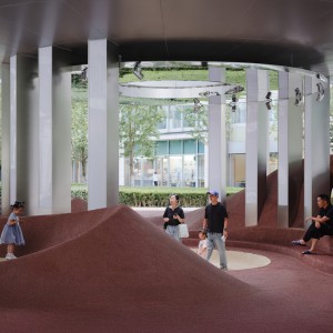تصویر - پاوِیون موج (Wave Pavilion ) ، بازآفرینی میکروفضا در هانگژو ، طراحی Moguang Studio - معماری