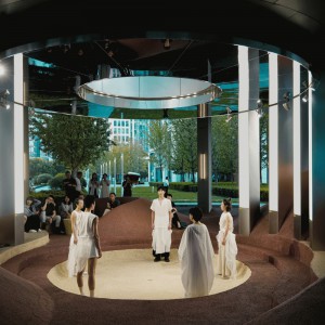 تصویر - پاوِیون موج (Wave Pavilion ) ، بازآفرینی میکروفضا در هانگژو ، طراحی Moguang Studio - معماری