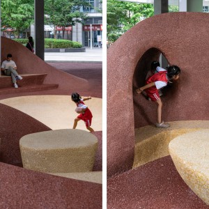 تصویر - پاوِیون موج (Wave Pavilion ) ، بازآفرینی میکروفضا در هانگژو ، طراحی Moguang Studio - معماری