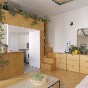 تصویر - آپارتمان کوچک در پاریس؛ زندگی شاعرانه در ۳۳ متر مربع - معماری