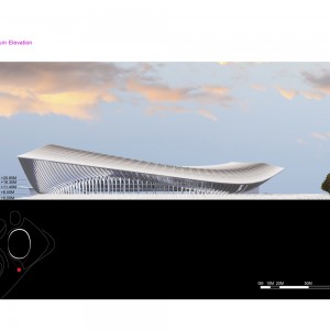 تصویر - مرکز ورزشی Greater Bay Area Sports Center ، اثر تیم معماری Zaha Hadid Architects ، چین - معماری