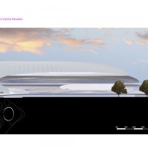 تصویر - مرکز ورزشی Greater Bay Area Sports Center ، اثر تیم معماری Zaha Hadid Architects ، چین - معماری