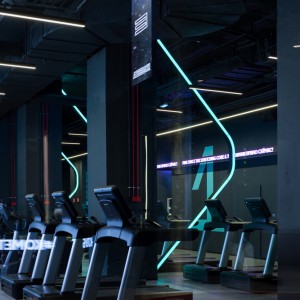 تصویر - باشگاه تناسب اندام Kometa Black Fitness Club ٬ اثر تیم YoYo Bureau ٬ روسیه - معماری