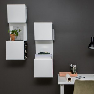 تصویر - طبقات دیواری کتاب (Wall-mounted bookcase) , اثر تیم طراحی Linde و Sandstrom - معماری