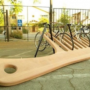 تصویر - ایده های خلاقانه در طراحی مبلمان شهری - ایستگاه دوچرخه - معماری