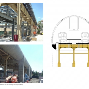 تصویر - ایستگاه Cermak McCormick ، اثر تیم معماری Ross Barney  ، آمریکا - معماری