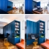 عکس - راه حل سفارشی صرفه جویی درفضا برای آپارتمانی کوچک در نیویورک
