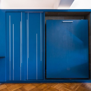 تصویر - راه حل سفارشی صرفه جویی درفضا برای آپارتمانی کوچک در نیویورک - معماری