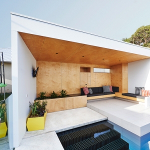 تصویر - فضای استراحت کنار استخر ،طراحی شده برای خانواده ای در استرالیا - معماری