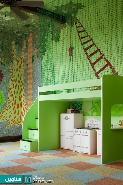 طراحی اتاق خوابی خاص برای کودکان