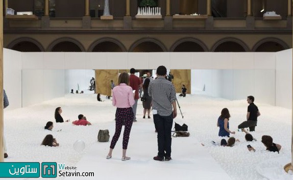 استخر رویایی توپ در موزه ملی واشنگتن