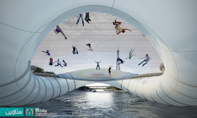 طراحی پلی عجیب در پاریس