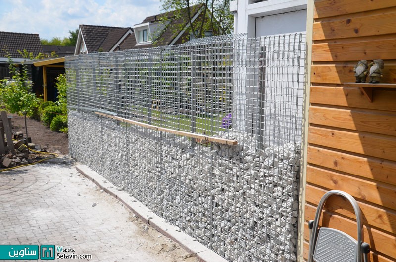 دیوارهای سنگی و حفاظهای گابیون،پیشنهادی عالی برای خانه های مدرن