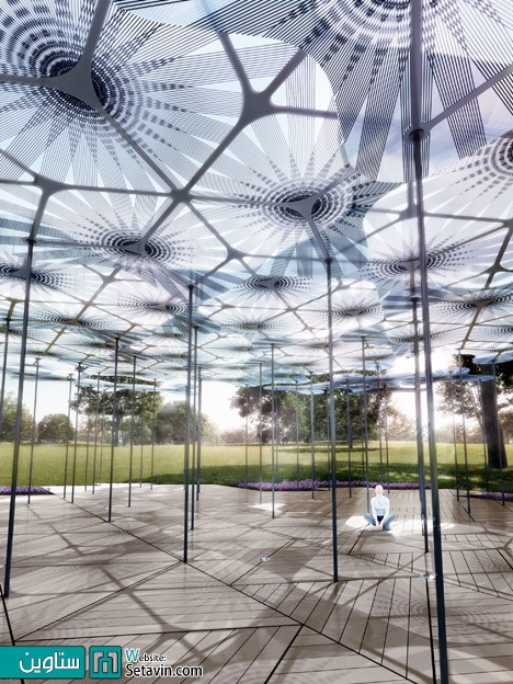 پاویون MPavilion در ملبورن اثر amanda levete