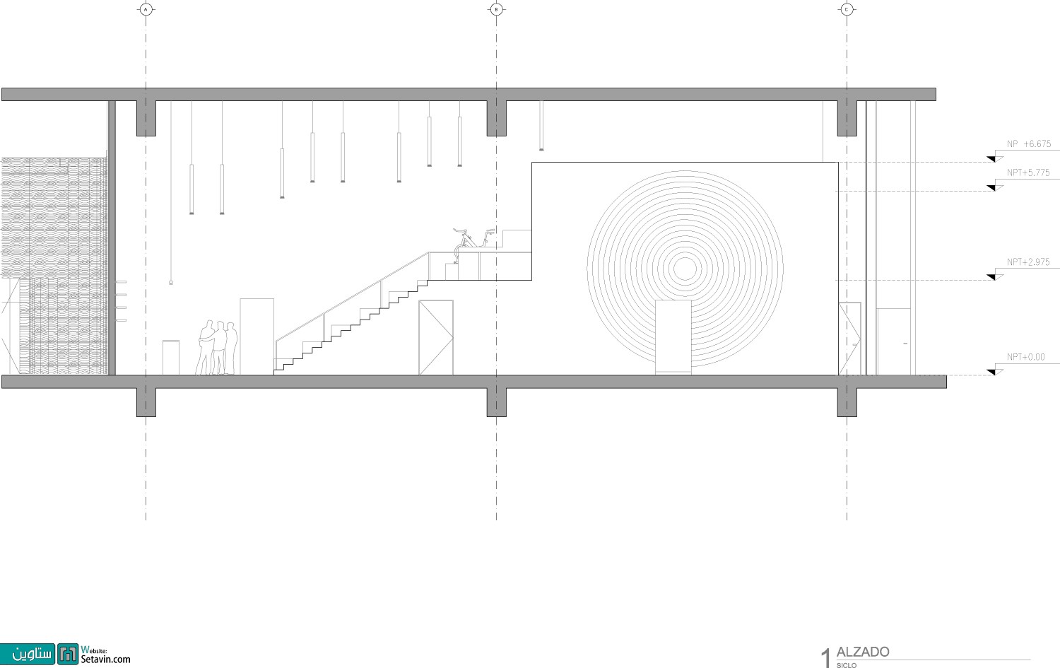 کلاس آموزش دوچرخه ثابت síclo اثر rojkind arquitectos 