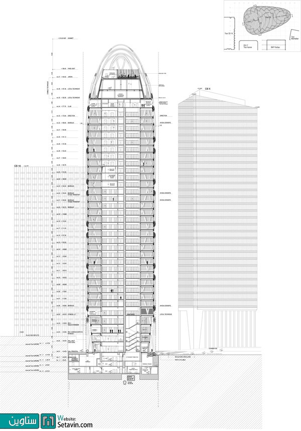 برج D2 اثر معماران Anthony Bechu Tom Sheehan 