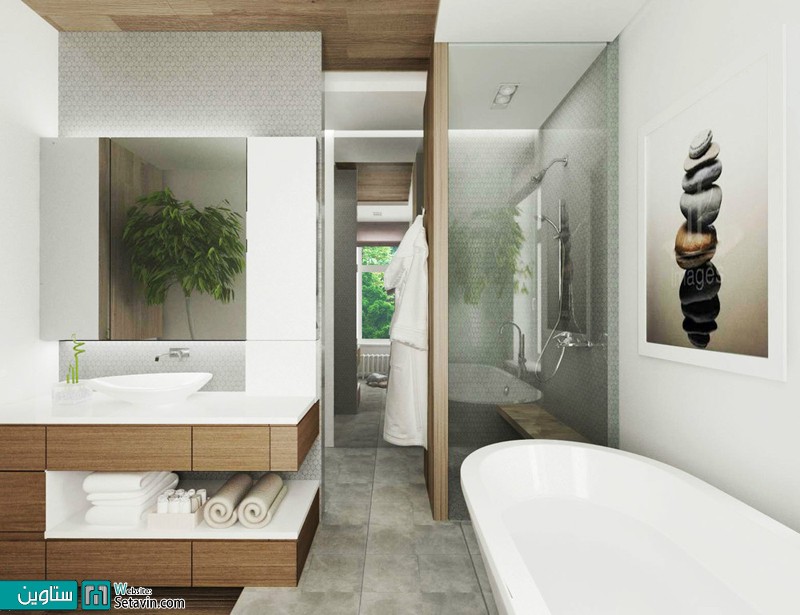 طراحی داخلی حمام 