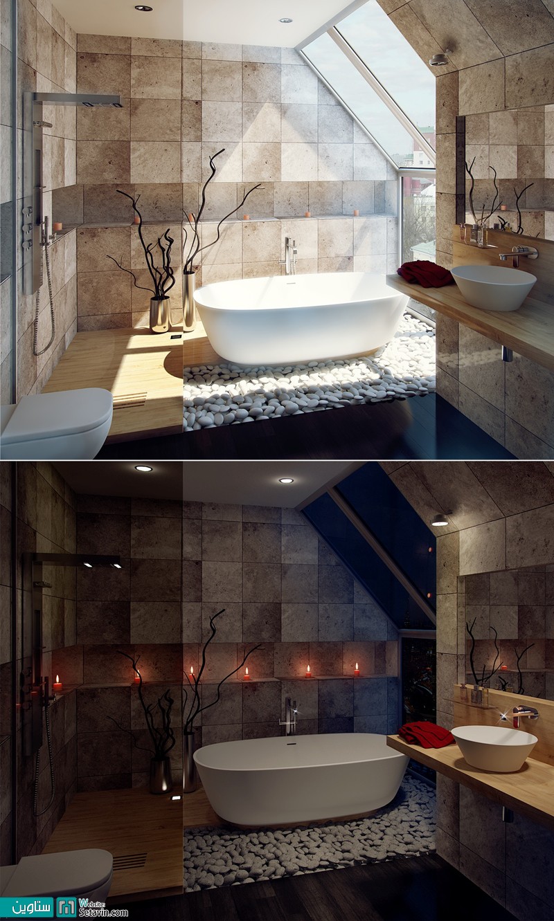 طراحی داخلی حمام های مدرن