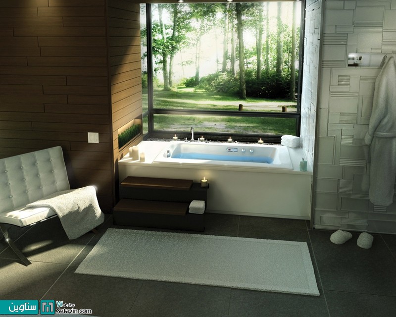 طراحی داخلی حمام های مدرن