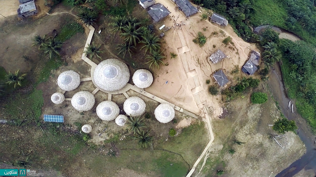روستا توریستی , Kipará Dé Embera , تیم طراحی Juan Pablo Dorado و Oficina Suramericana de , کلمبیا