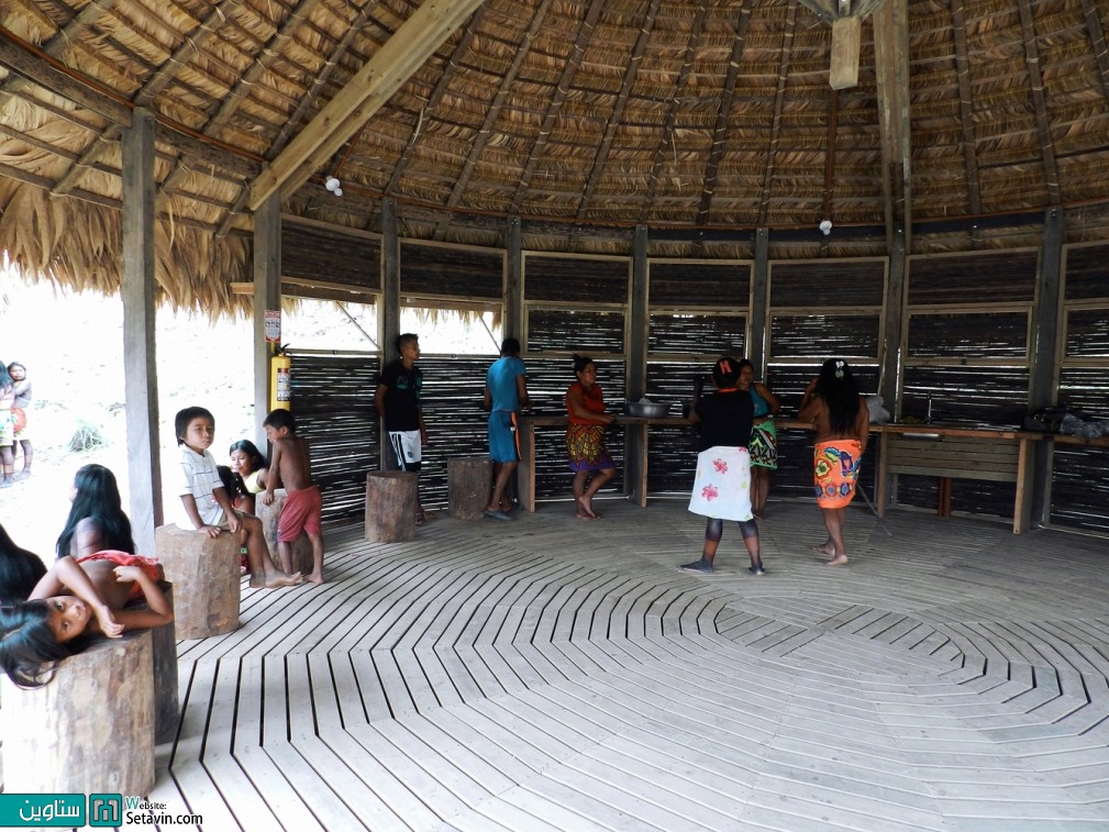 روستا توریستی , Kipará Dé Embera , تیم طراحی Juan Pablo Dorado و Oficina Suramericana de , کلمبیا