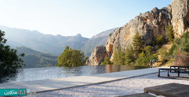 هتل Vivood Landscape در دامنه دره Guadalest اثر Daniel Mayo , اسپانیا
