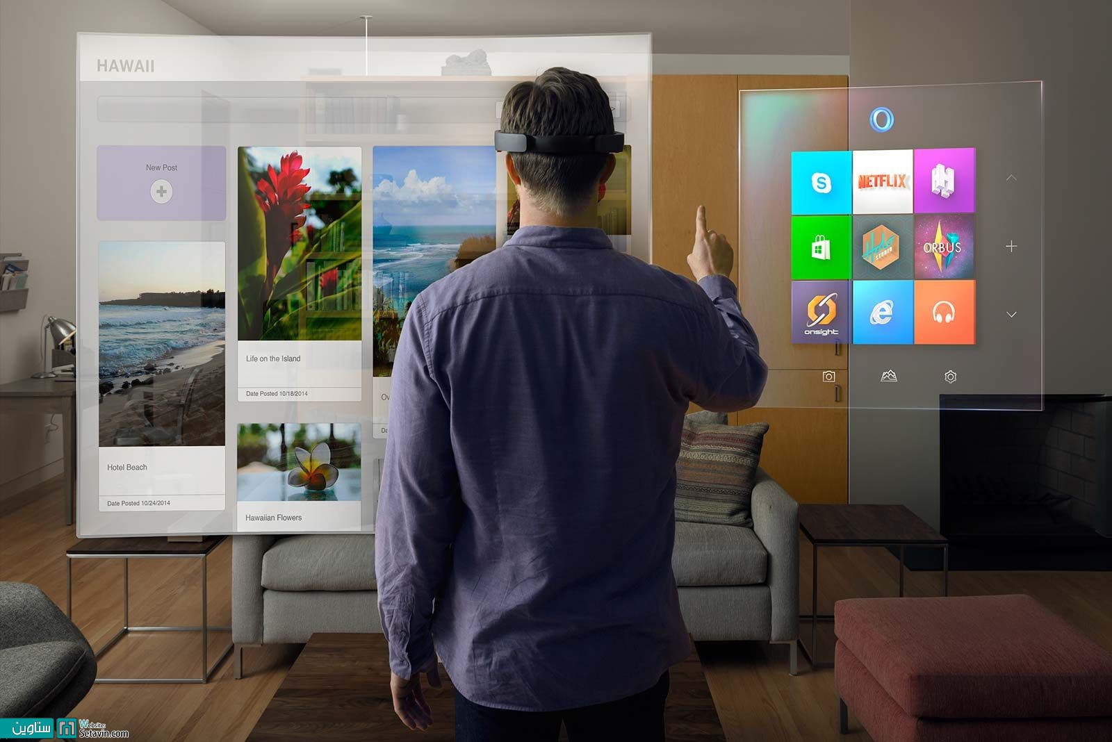 HoloLens , واقعیت مجازی مایکروسافت 